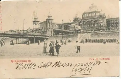 PC31759 Scheveningen. Pier im Kurhaus. H. Fuld. Nr. 8548. 1902