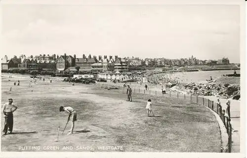 PC35310 Putting Green und Sand. Westgate. A. H. und S. Paragon. Nr. 266. RP