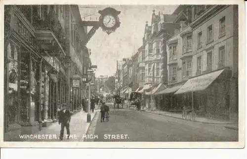 PC33013 Winchester. Die High Street. Wykeham