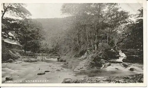 PC30860 Lynmouth. Watersmeet. 1906