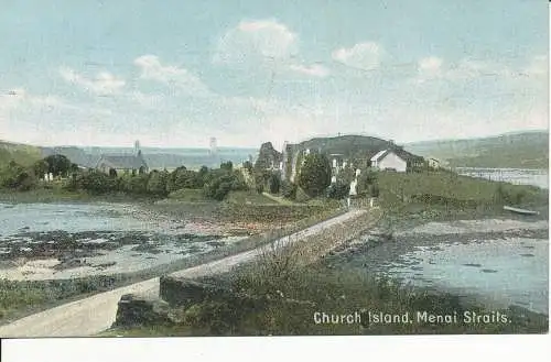 PC32958 Church Island. Menai-Straße. 1911