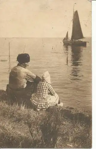 PC27363 Ein Sommertag im Zuyder Zee. Holland. Lachs. Nr. 114. 1913