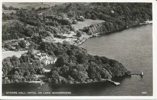 PC33346 Storrs Hall Hotel am Lake Windermere. Aerofilme und Aero Pictorial. Nr. 8