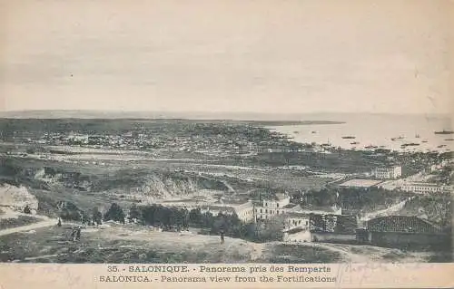 PC30107 Thessaloniki. Panoramablick von den Befestigungsanlagen. Nr. 35