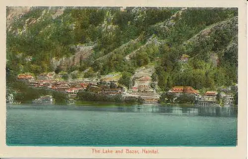 PC29739 Der See und der Basar. Nainital. Nr. 140