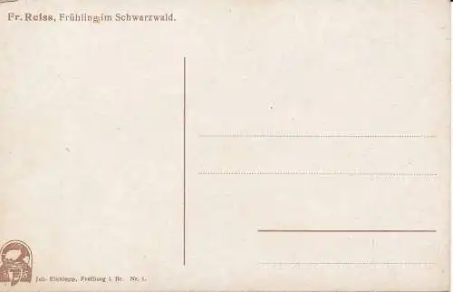 PC29669 Fr. Reiss. Früchte im Schwarzwald. Joh. Elchlepp. Nr. 1