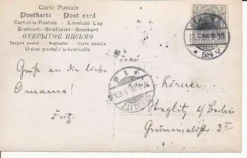 PC31528 Alte Postkarte. Kinder. 1906