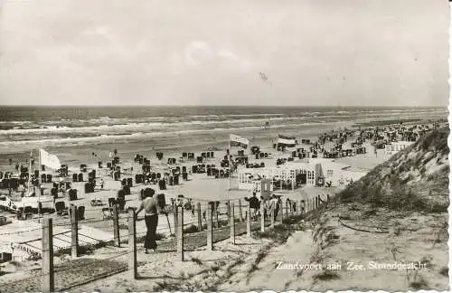 PC31788 Zandvoort aan Zee. Strandgericht. J. Ros. Nr. 12. 1957