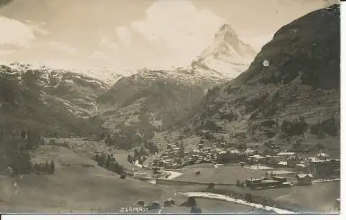 PC31638 Zermatt. F. Langenserger. 1935