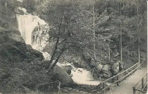 PC32046 von Triberg. Wasserfall. Louis Nassoy