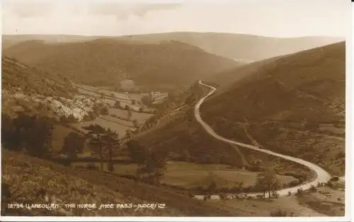 PC35348 Llangollen. Der Pferdeschuhpass. Judges Ltd. Nr. 12764. RP