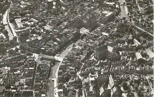 PC32072 Leiden Panorama. Klm Aerocarto. Nr. 34055. 1971