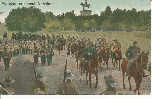 PC33101 Wellington Monument. Aldershot. 1907