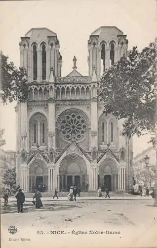 PC30078 schön. Kirche Notre Dame. Weste. Nr. 23