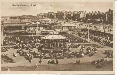 PC27703 Marine Gardens. Rhyl