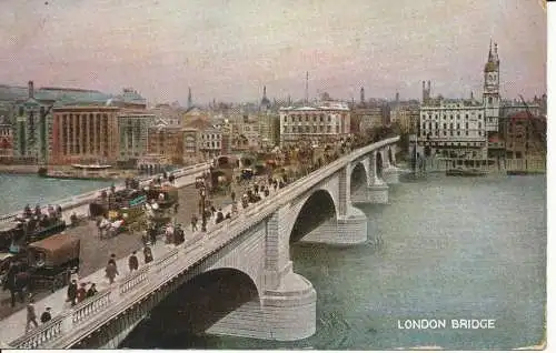 PC27631 London Bridge. Hildesheimer. Nr. 5292. 1906