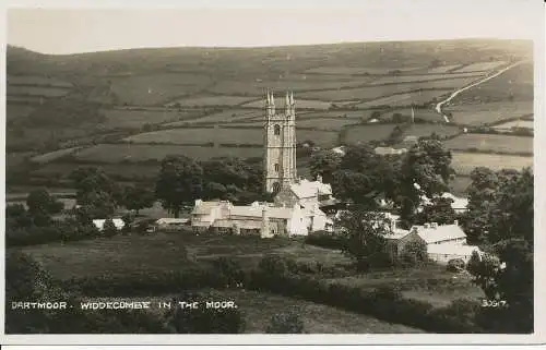 PC33238 Dartmoor. Widdecombe im Mohr. Photochrom. Nr. 30917. RP