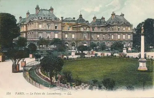 PC30099 Paris. Das Palais du Luxembourg. LL. Nr. 158. 1912