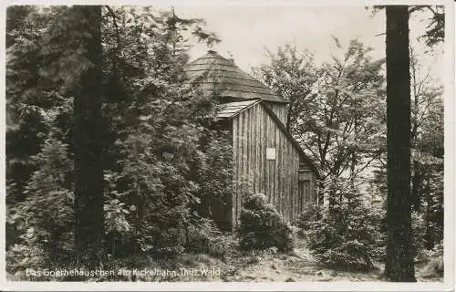 PC32042 Das Goethehauschen am Kickelhahn. Thur Wald. Nr. 1237. RP. 1932