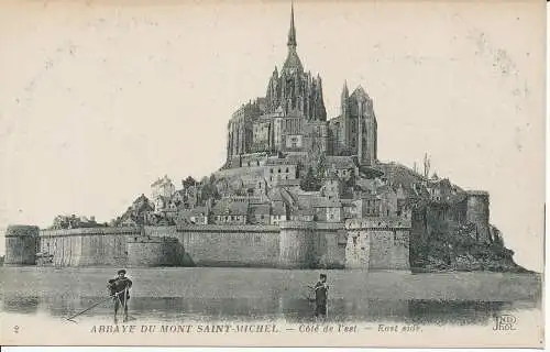 PC31867 Abtei Mont Saint Michel. Ostseite. Neurdein. Nr. 2