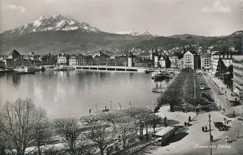 PC30905 Luzern mit Pilatus. Rietschi. Nr. 130