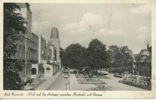 PC31634 Bad Neuenahr. Blick auf die Anlagen zwischen Kurhotel und Casino. Nr. 54