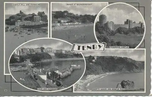 PC24446 Tenby. Multi-View. 1966