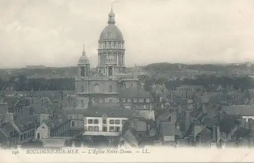 PC30089 Boulogne sur Mer. Die Kirche Notre Dame. LL. Nr. 196