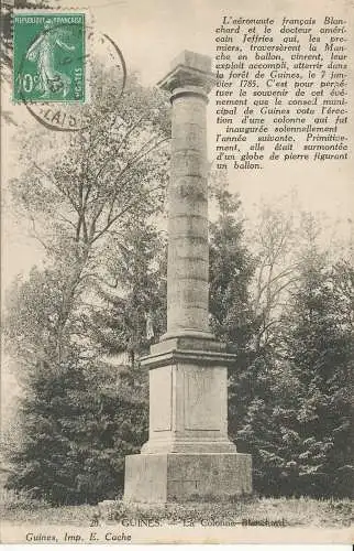 PC31750 Guinen. Die weiße Säule. E. Cache. 1923