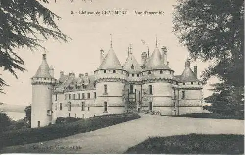 PC31954 Chateau de Chaumont. Übersicht. C. Vannier. Nr. 2. 1929