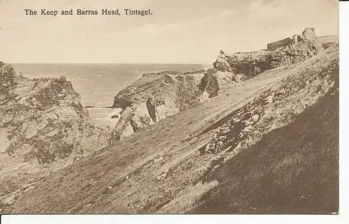 PC33113 Der Keep and Barras Kopf. Tintagel. 1926