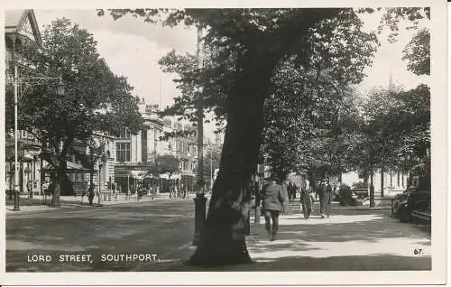 PC33162 Lord Street. Southport. Excel. Nr. 67. RP. 1955