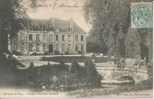 PC31784 Isle sur Marne. L. Baty. 1904