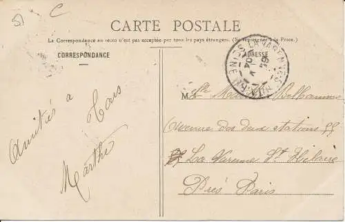 PC31784 Isle sur Marne. L. Baty. 1904