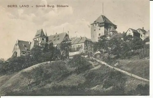 PC32323 Berg. Land. Schloss Burg. Sudseite. Rudoif Knuffmann