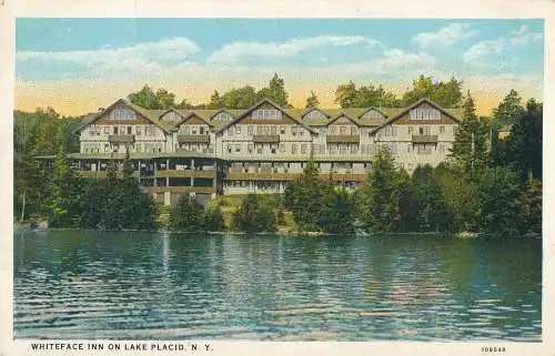 PC33772 Whiteface Inn on Lake Placid. Nr. Y. Santway