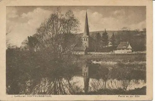 PC32248 Luftkurort Hoffnungsthal. Spricht an der Schweiz. Kurt Schneider