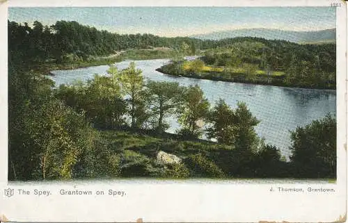 PC27639 The Spey. Grantown auf Spey. J. Thomson