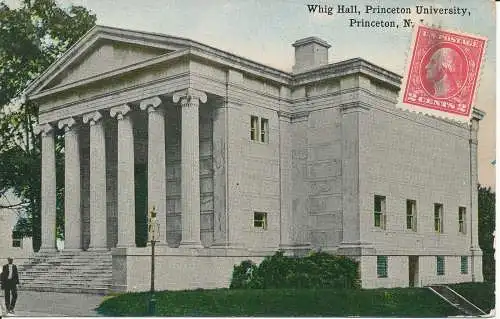 PC33478 Whig Hall. Princeton University. Princeton. Christie Whiteman