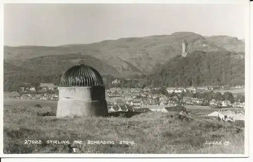 PC35319 Stirling. Der Enthauptungsstein. Judges Ltd. Nr. 27022. RP