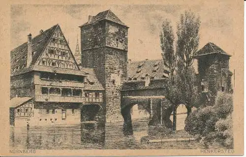 PC31861 Nürnberg. Henkersteg. Franz Jander