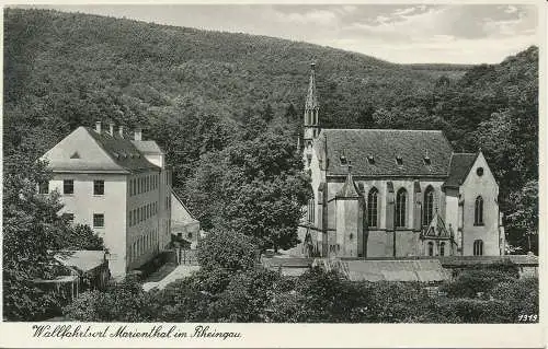 PC31655 Wallfahrtsvrt Marienthal im Rheingau. Banisch u. Kratz. 1938