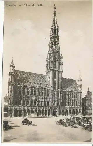 PC31805 Brüssel. Das Rathaus. Lux. 1930