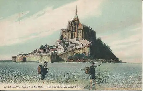 PC33832 Der Mont Saint Michel. Allgemeine Ansicht. Nordostküste. Nr. 12. 1905