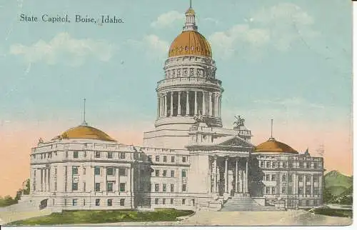 PC34131 State Capitol. Holz. Idaho. H. L. Nickel