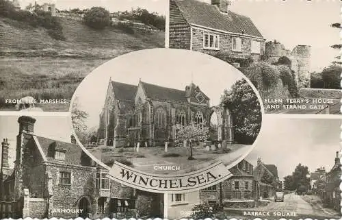 PC33384 Winchelsea. Multi-View. S. und E. Norman. RP. 1958