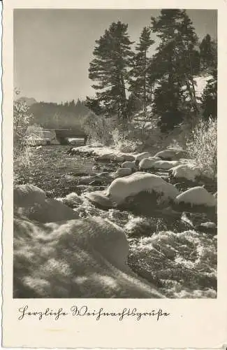 PC32004 alte Postkarte. Felsen im Wasser. Rokat. RP. 1940