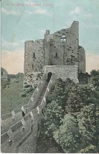 PC32949 The Keep. Schloss Arundel. Valentinstag. 1905