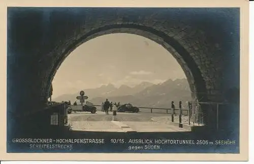 PC32100 Großglockner. Hochalpenstrasse Scheitelstrecke. Schildknecht. 1935