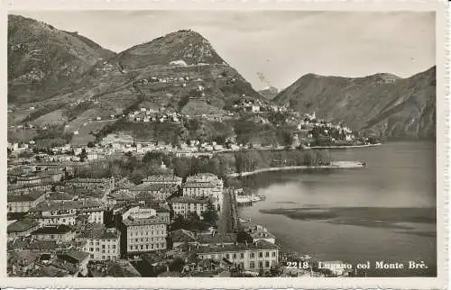 PC32308 Lugano mit Monte Bre